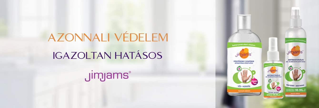 JimJams kéz- és bőrfertőtlenítők – Tökéletes védelem a kórokozók ellen!